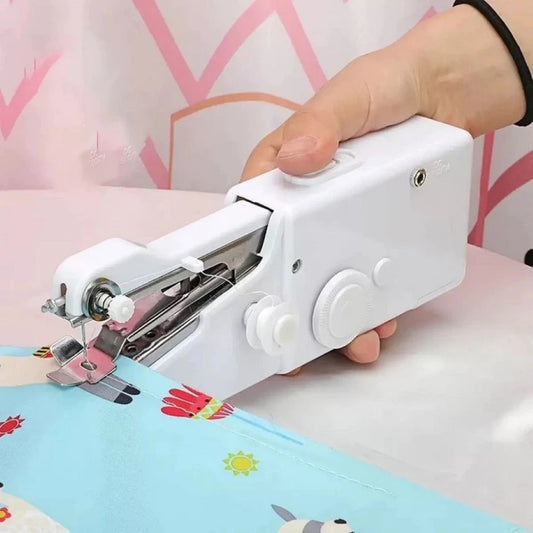 Handheld sewing machine| Mini Home Small Manual Hand Sewer Portable Blue Sewing Device