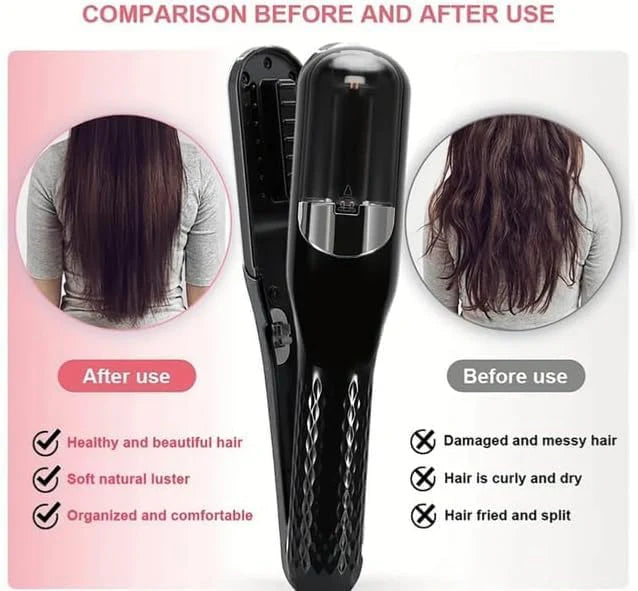 Hair Split-End Trimmer – Automatic Hair Cutter for Frizz-Free, Healthy-Looking Hair