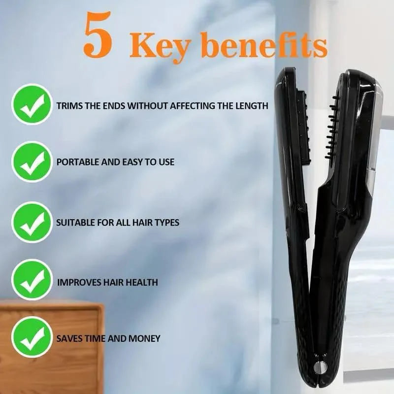 Hair Split-End Trimmer – Automatic Hair Cutter for Frizz-Free, Healthy-Looking Hair